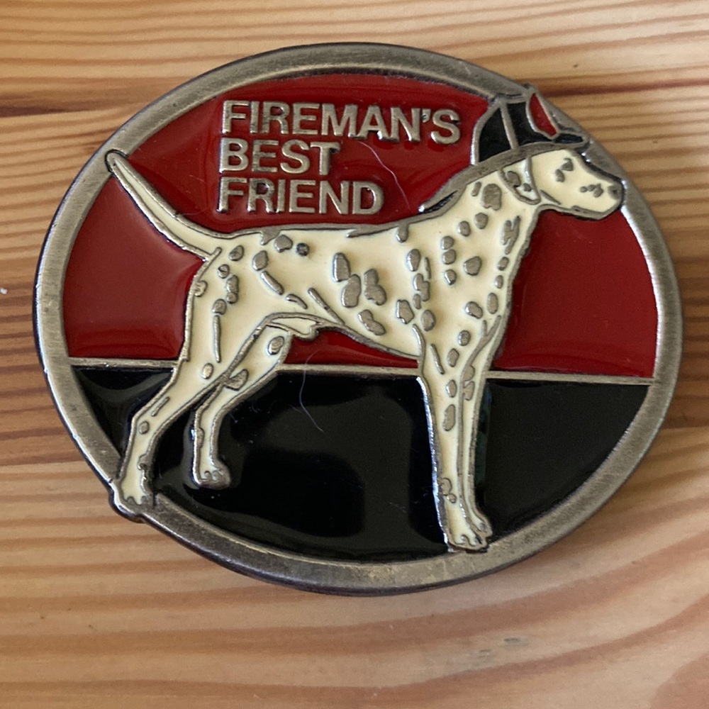 Belt Buckle “Fireman’s Best Friend” metal